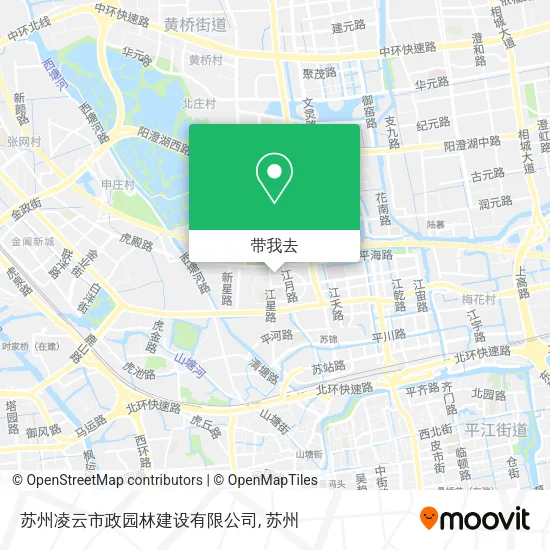 苏州凌云市政园林建设有限公司地图