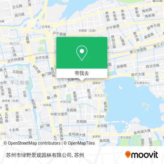 苏州市绿野景观园林有限公司地图