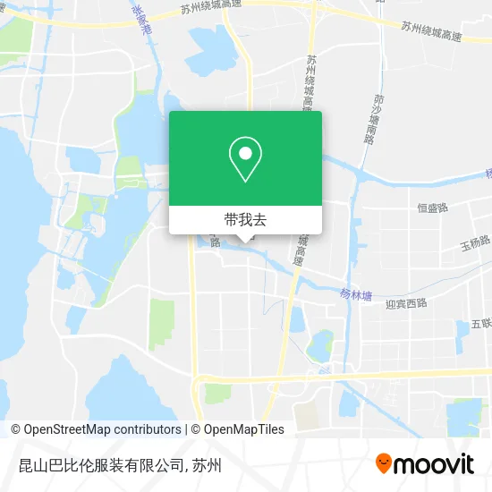 昆山巴比伦服装有限公司地图