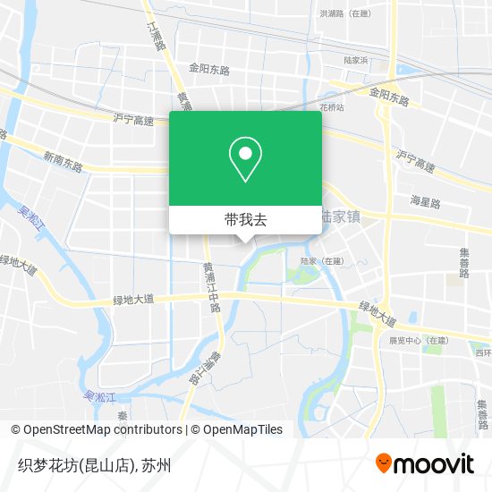 织梦花坊(昆山店)地图