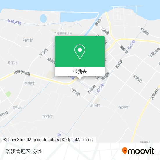 碧溪管理区地图