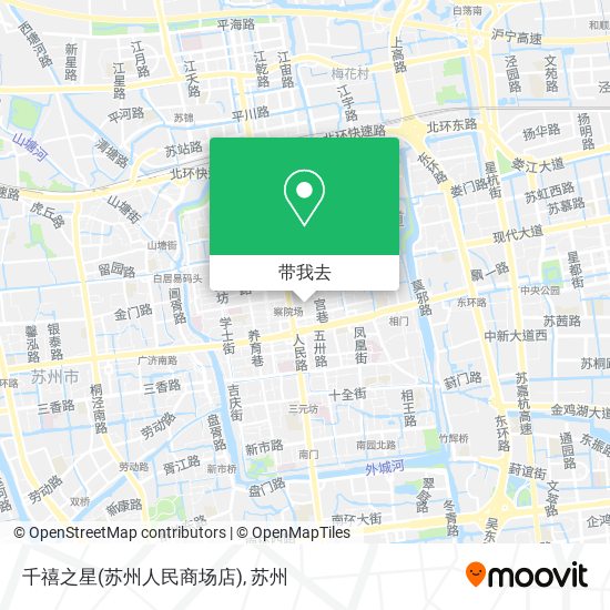 千禧之星(苏州人民商场店)地图