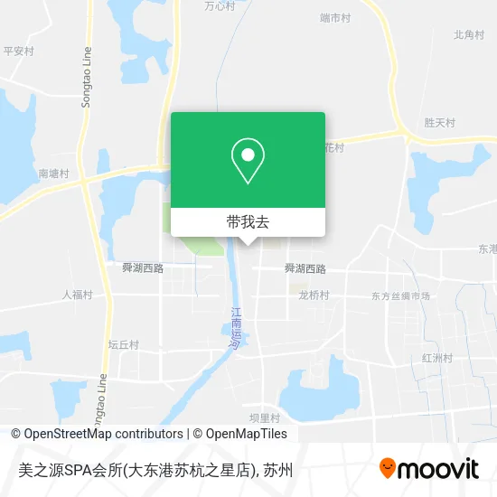 美之源SPA会所(大东港苏杭之星店)地图