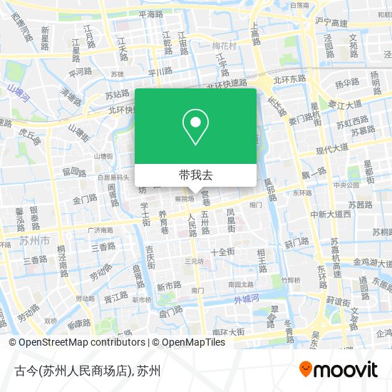 古今(苏州人民商场店)地图