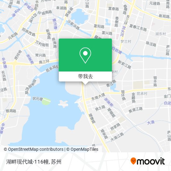 湖畔现代城-116幢地图