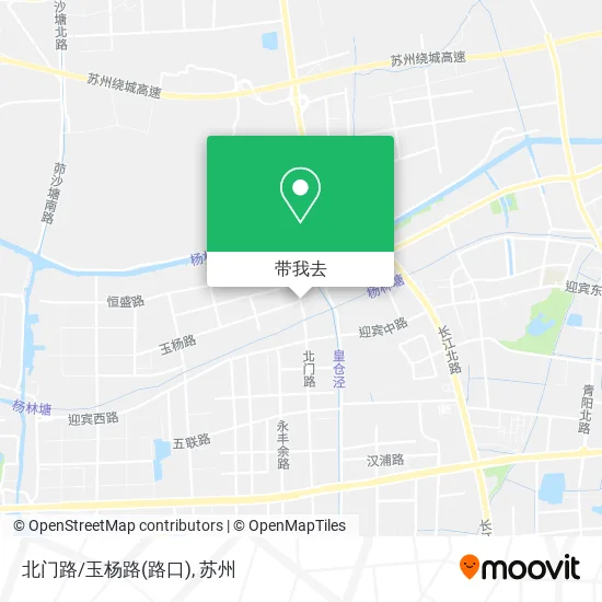 北门路/玉杨路(路口)地图
