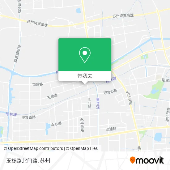 玉杨路北门路地图