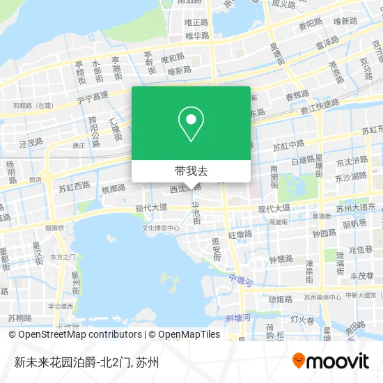 新未来花园泊爵-北2门地图