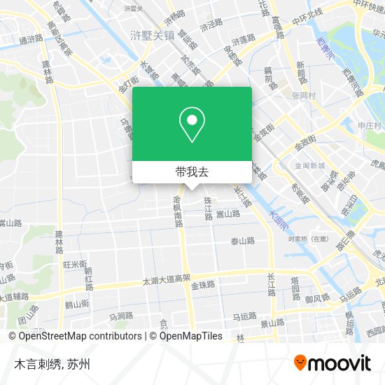 木言刺绣地图
