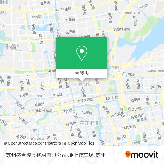 苏州盛台模具钢材有限公司-地上停车场地图
