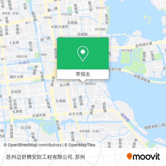 苏州迈舒腾安防工程有限公司地图
