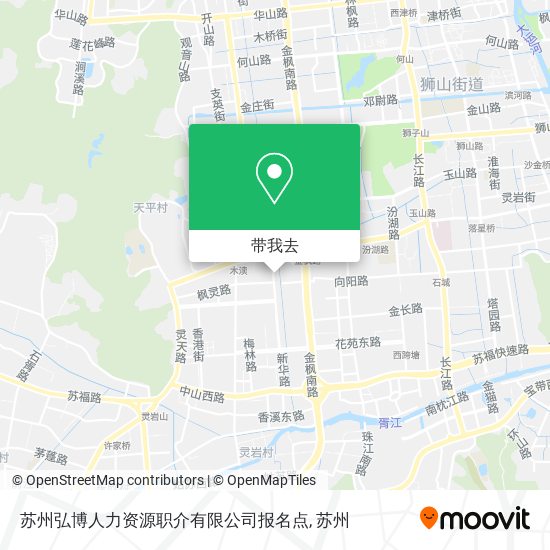 苏州弘博人力资源职介有限公司报名点地图