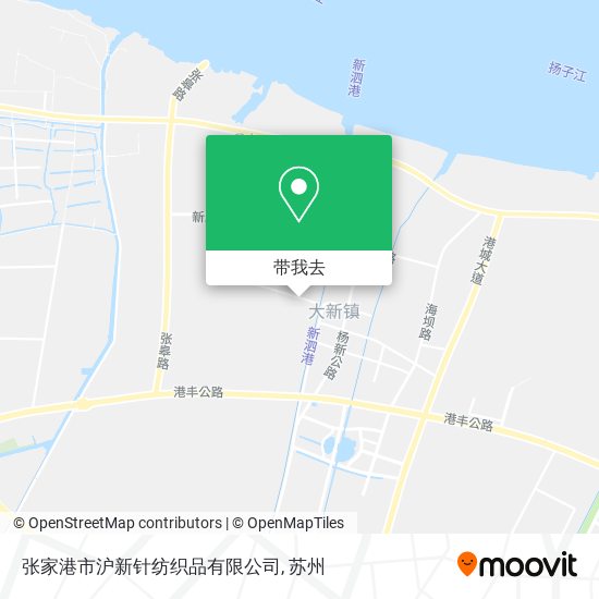 张家港市沪新针纺织品有限公司地图