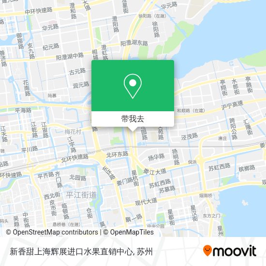 新香甜上海辉展进口水果直销中心地图