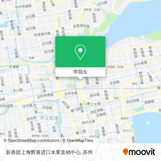 新香甜上海辉展进口水果直销中心地图