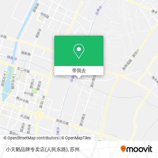 小天鹅品牌专卖店(人民东路)地图