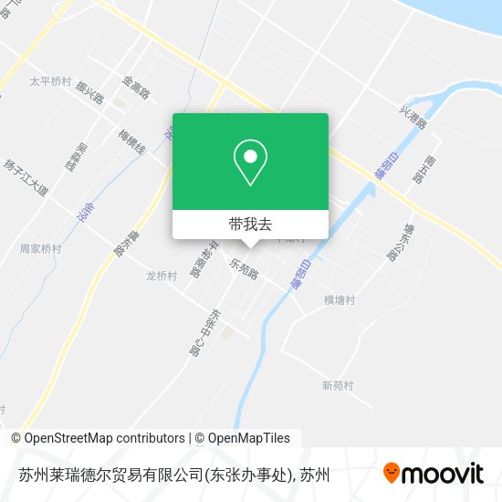 苏州莱瑞德尔贸易有限公司(东张办事处)地图