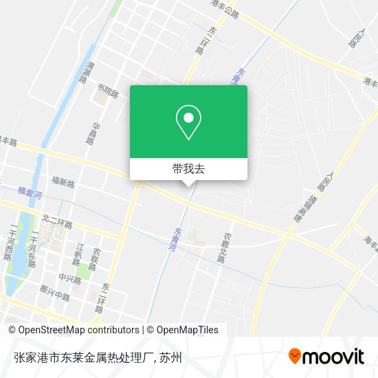 张家港市东莱金属热处理厂地图