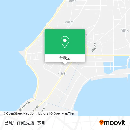己纯牛仔(临湖店)地图