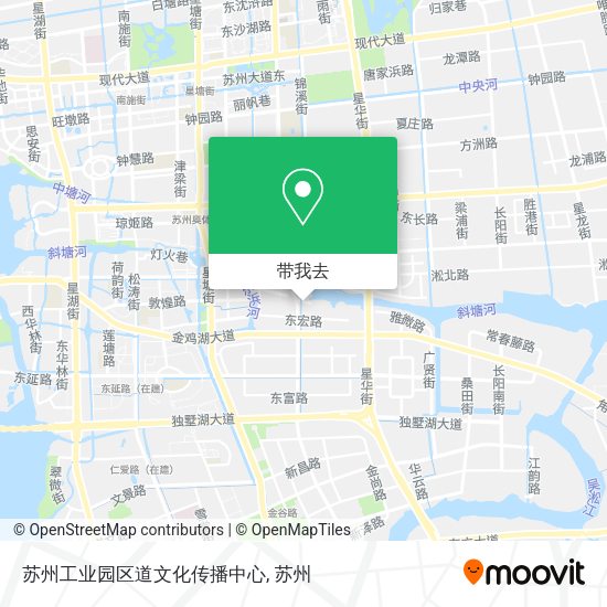 苏州工业园区道文化传播中心地图