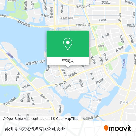 苏州博为文化传媒有限公司地图