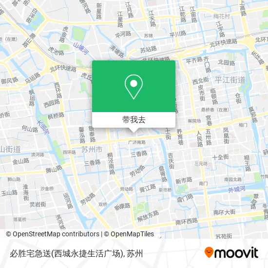 必胜宅急送(西城永捷生活广场)地图