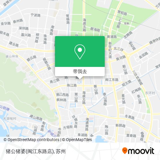 猪公猪婆(闽江东路店)地图