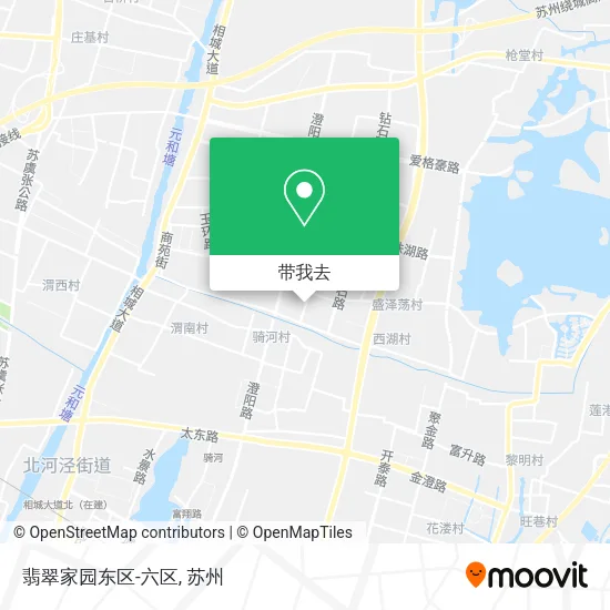 翡翠家园东区-六区地图