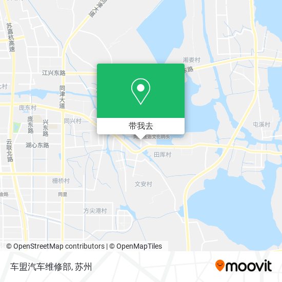 车盟汽车维修部地图