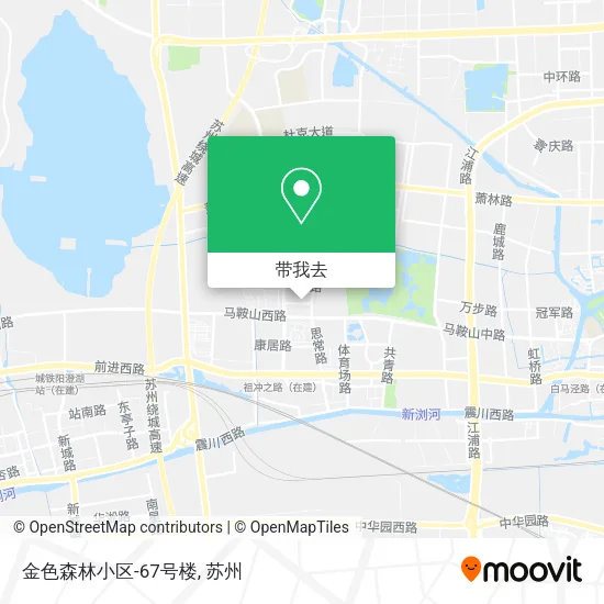 金色森林小区-67号楼地图