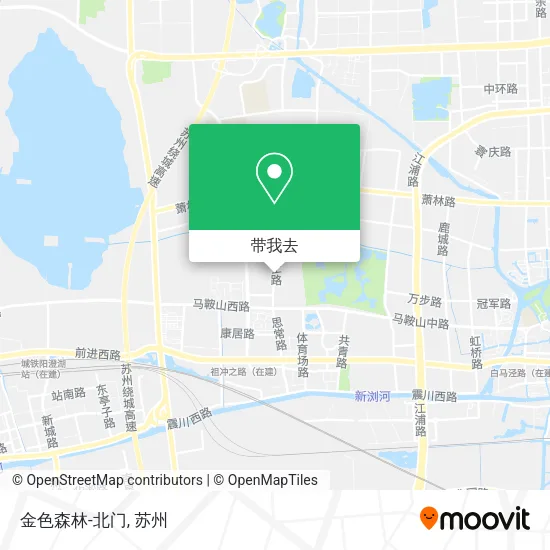 金色森林-北门地图