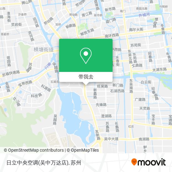 日立中央空调(吴中万达店)地图