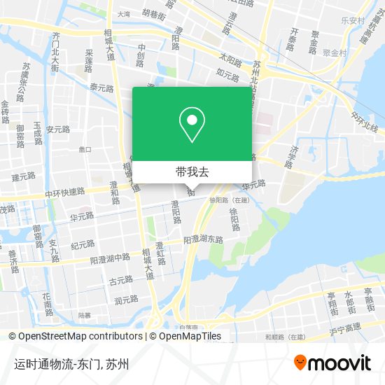 运时通物流-东门地图