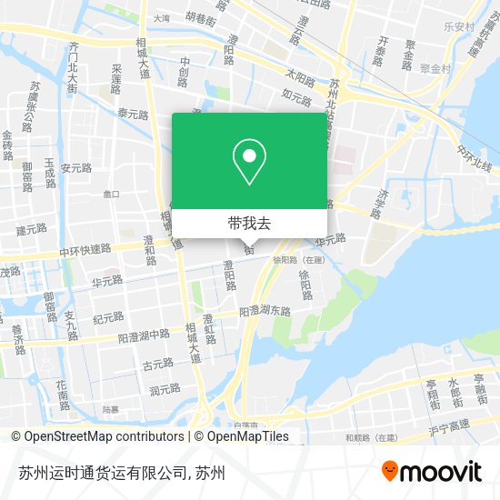苏州运时通货运有限公司地图