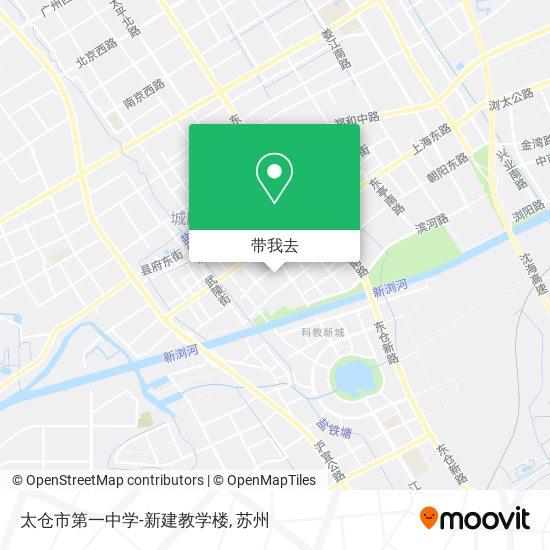太仓市第一中学-新建教学楼地图