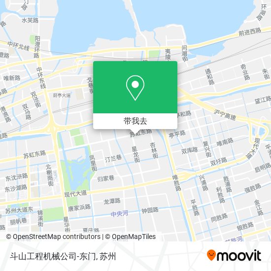 斗山工程机械公司-东门地图