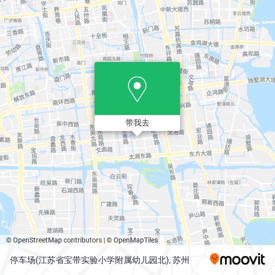 停车场(江苏省宝带实验小学附属幼儿园北)地图