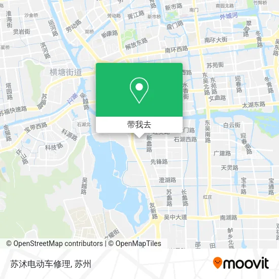 苏沭电动车修理地图