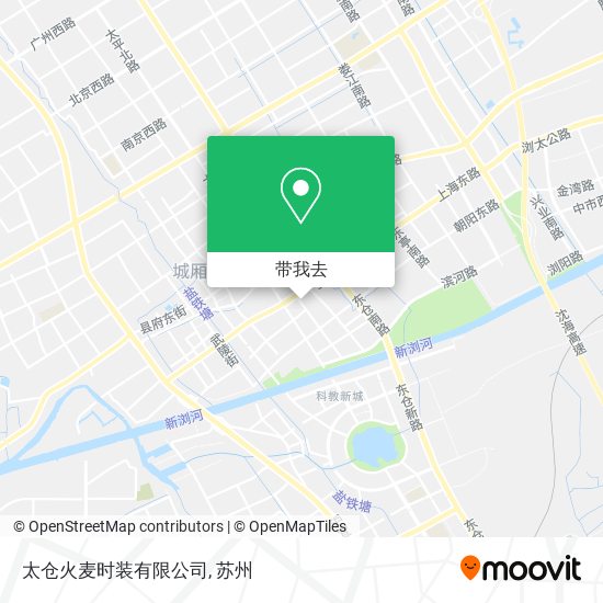 太仓火麦时装有限公司地图