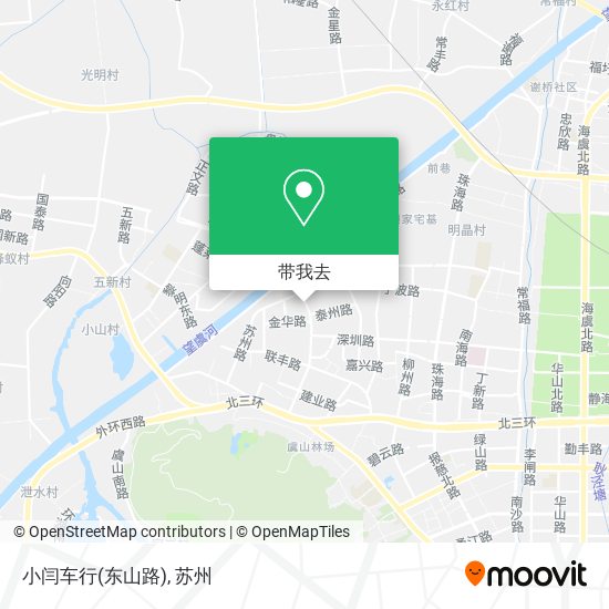 小闫车行(东山路)地图