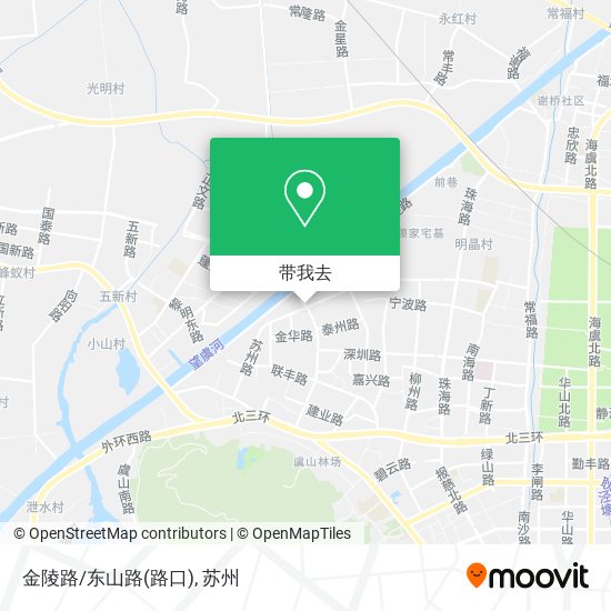 金陵路/东山路(路口)地图