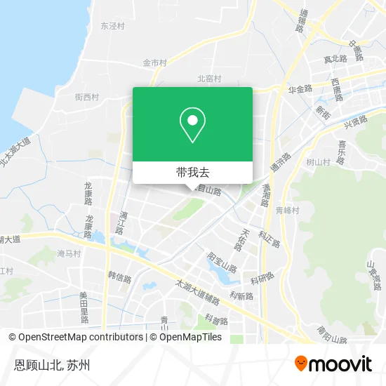 恩顾山北地图