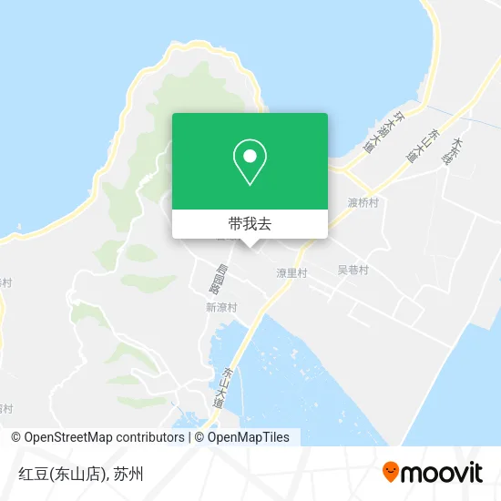 红豆(东山店)地图