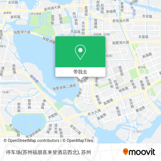停车场(苏州福朋喜来登酒店西北)地图