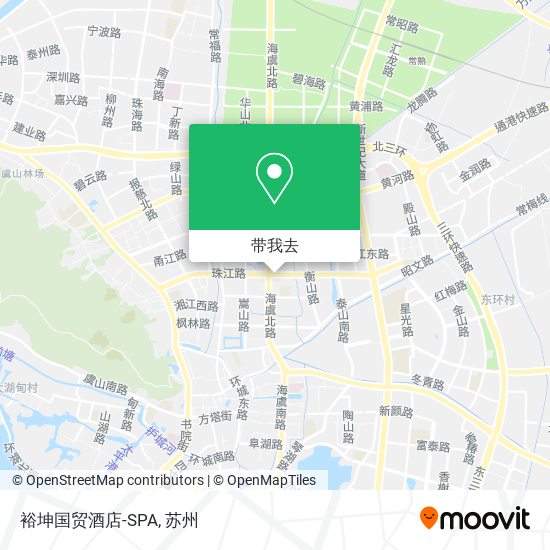 裕坤国贸酒店-SPA地图