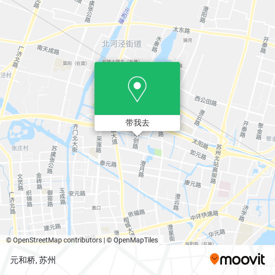 元和桥地图