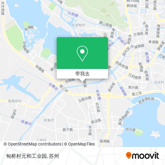 甸桥村元和工业园地图