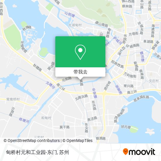 甸桥村元和工业园-东门地图