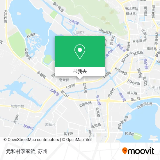 元和村季家浜地图