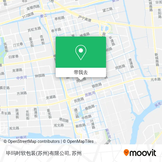 毕玛时软包装(苏州)有限公司地图